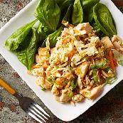 Orange Chicken Coleslaw Salad