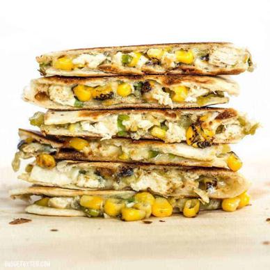 Roasted Corn Quesadillas