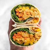 Spicy Chickpea Wraps