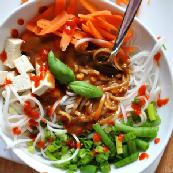 Tofu Rice Noodle Bowl