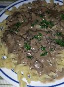 Vegetarian Mushroom Stroganoff