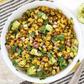 Warm Corn and Avocado Salad